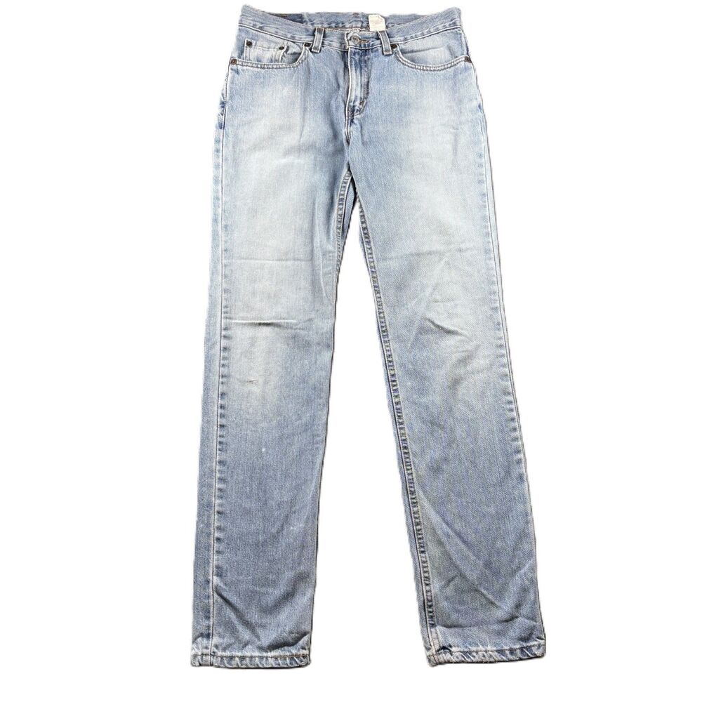 Levi's Women Vintage Y2K Jeans 510 Lower Rise Slim Fit Light Size 8 Long P117